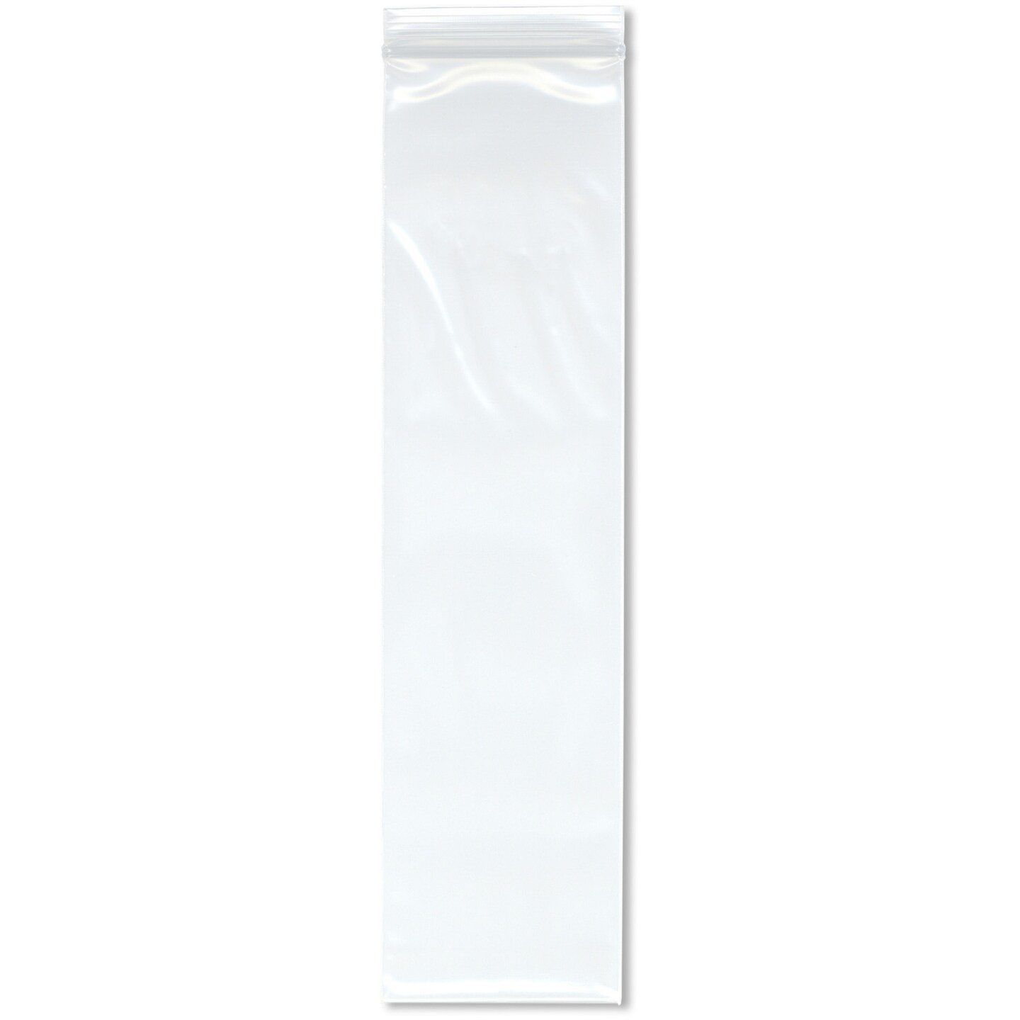 Plymor 3" x 12" (Pack of 100), 4 Mil Heavy Duty Zipper Reclosable Plastic Bags