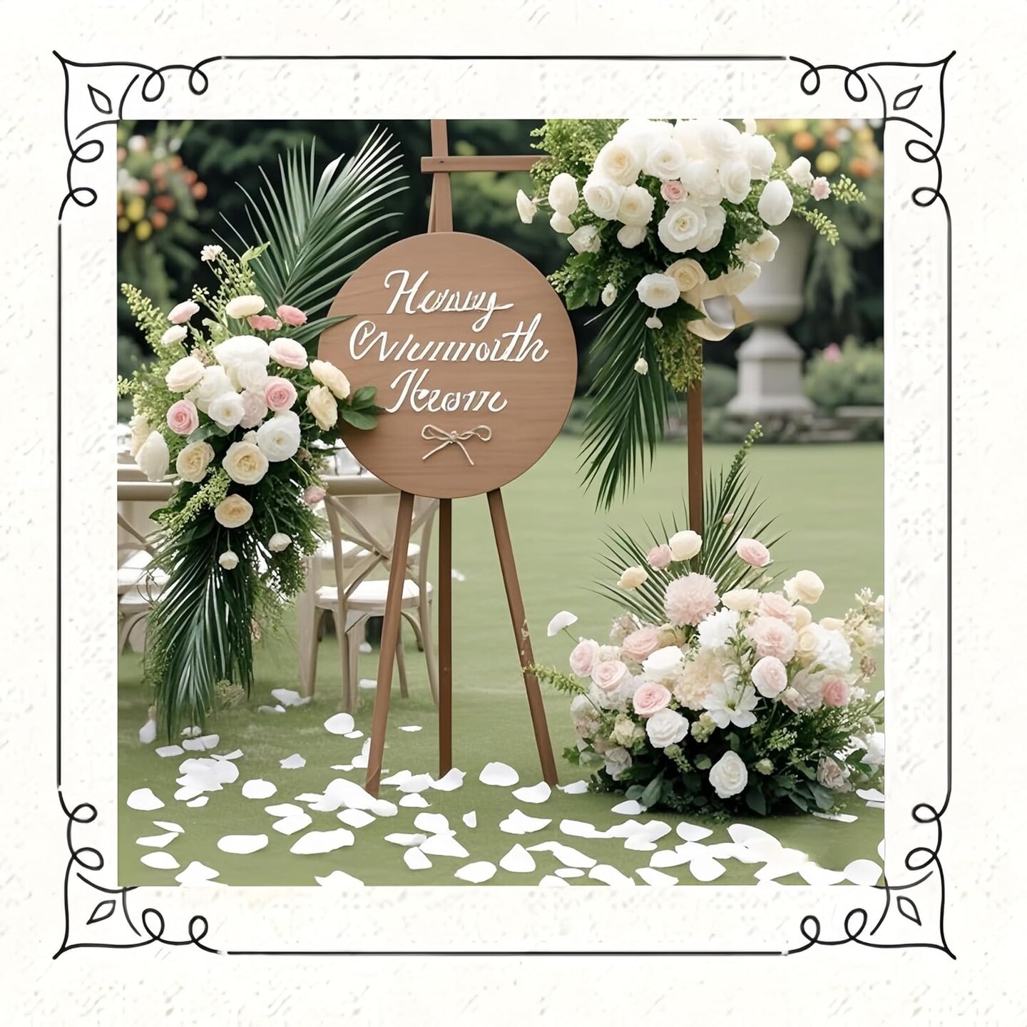 300Pcs Silk Ivory Rose Petals,Artificial Flowers Petals Romantic Night Decoration for Wedding