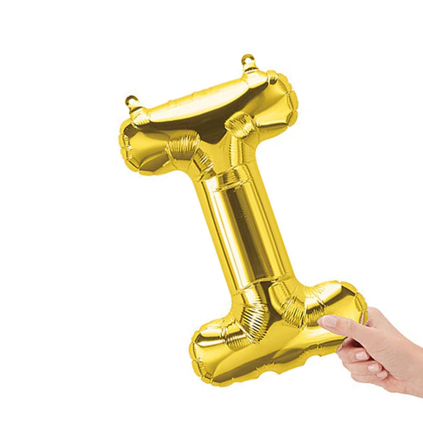 NorthStar Balloons&#xAE; 16&#x22; Gold Letter I Balloon Air Fill Only