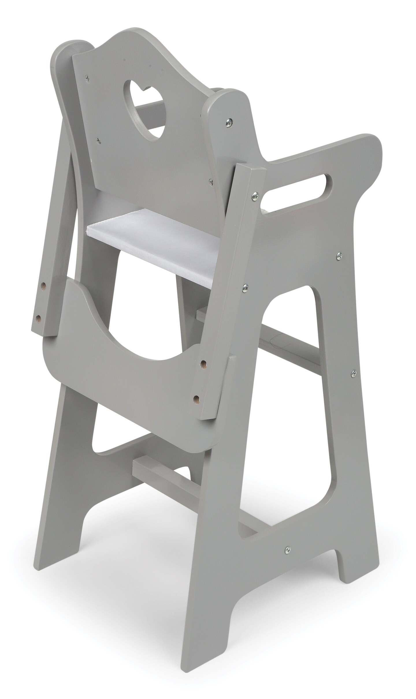 Badger Basket Doll High Chair - Executive Gray