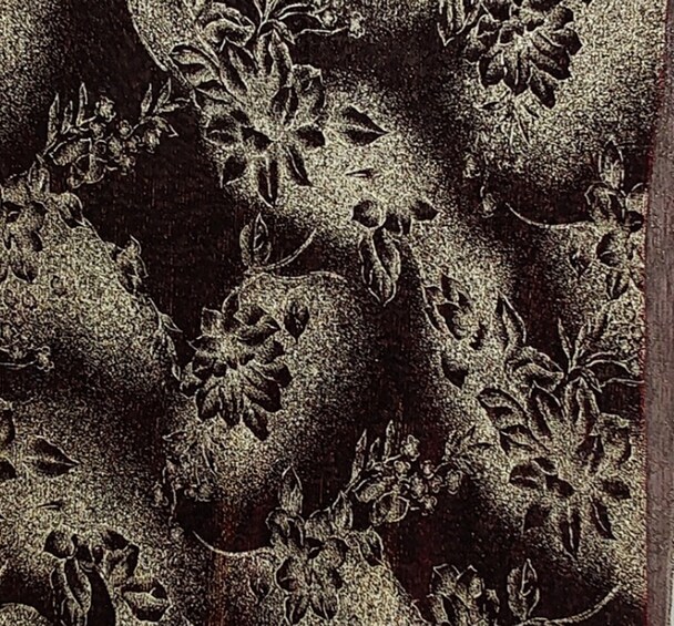 1 Yard Red & Gold Foil Mesh Fabric 56/58" Wide Lightweight Polyester for Décor, Costumes & Events