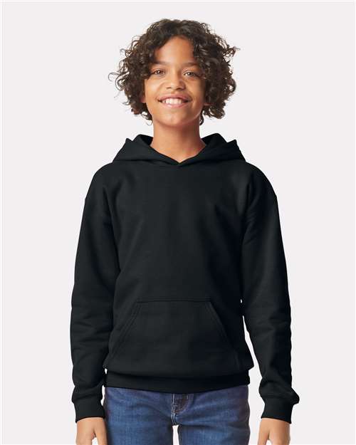 Gildan® Softstyle Youth Midweight Long Sleeve Hooded Sweatshirt
