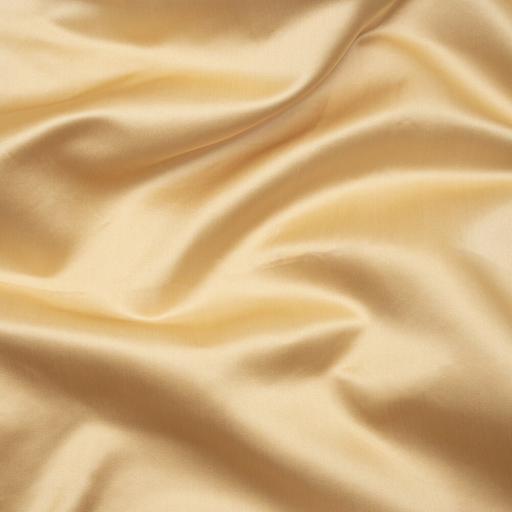 1 Yard Soft Gold Silk Duchesse Satin Fabric for Gowns Blouses Dresses 59'' Width