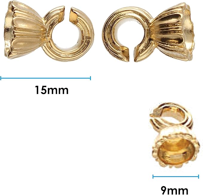 The Beadsmith Push Pull Slide Clasp – Elegant Elements – Strand Designs – Component to Finish or Connect Bracelets, Necklaces and DIY Handmade Jewelry