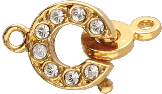 The Beadsmith Push Pull Slide Clasp – Elegant Elements – Strand Designs – Component to Finish or Connect Bracelets, Necklaces and DIY Handmade Jewelry