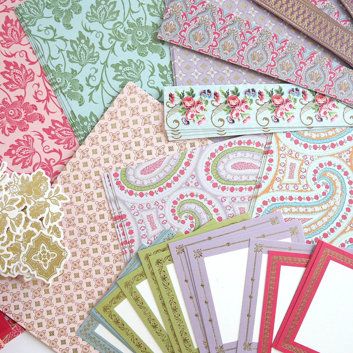 Simply Paisley Mini Album and Materials
