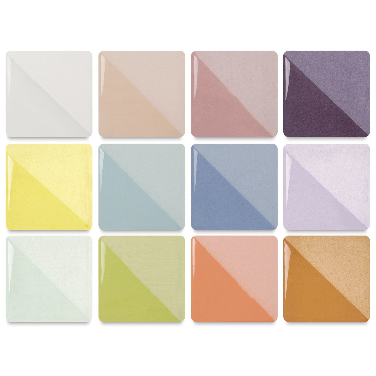 Speedball Ceramic Underglaze - Pastel Sampler, Set of 12, 2 oz