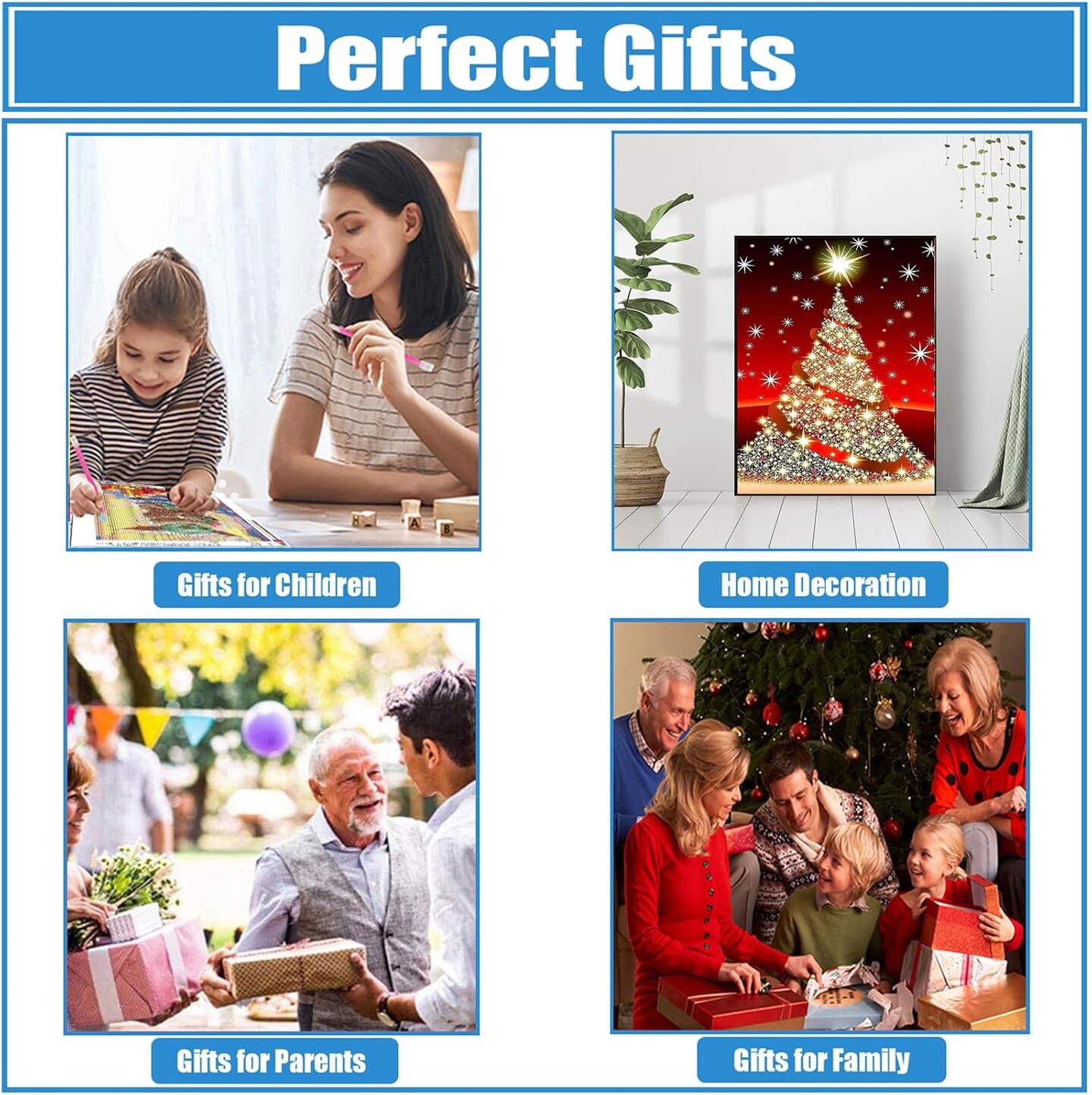 5D Diamond Painting Kits - Christmas Tree Diamond Art Kits