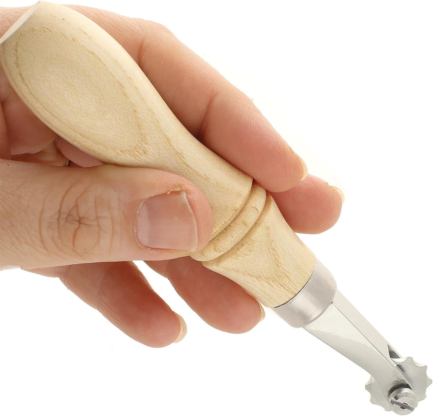 The Beadsmith Create Recklessly Overstitch Wheel System – Handle, Spacing Wheels & Screwdriver – Wheel Sizes are 5, 6 & 7 Holes Per Inch – Marks Leather, Fabric and Paper – Evenly Marks Spacing