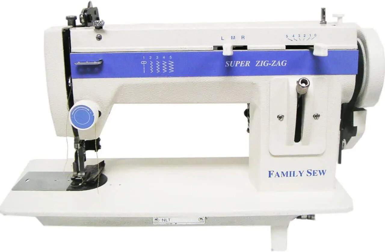 FS-388 Portable Walking Foot Sewing Machine, Upholstery, Zigzag Stitch