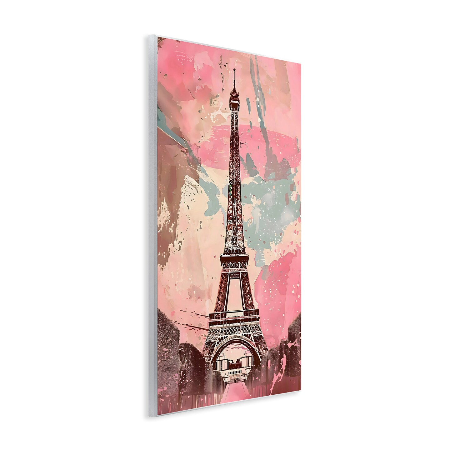 Stupell Industries Parisian Tower Pink & Blue Wall Plaque, design by Creative Studio