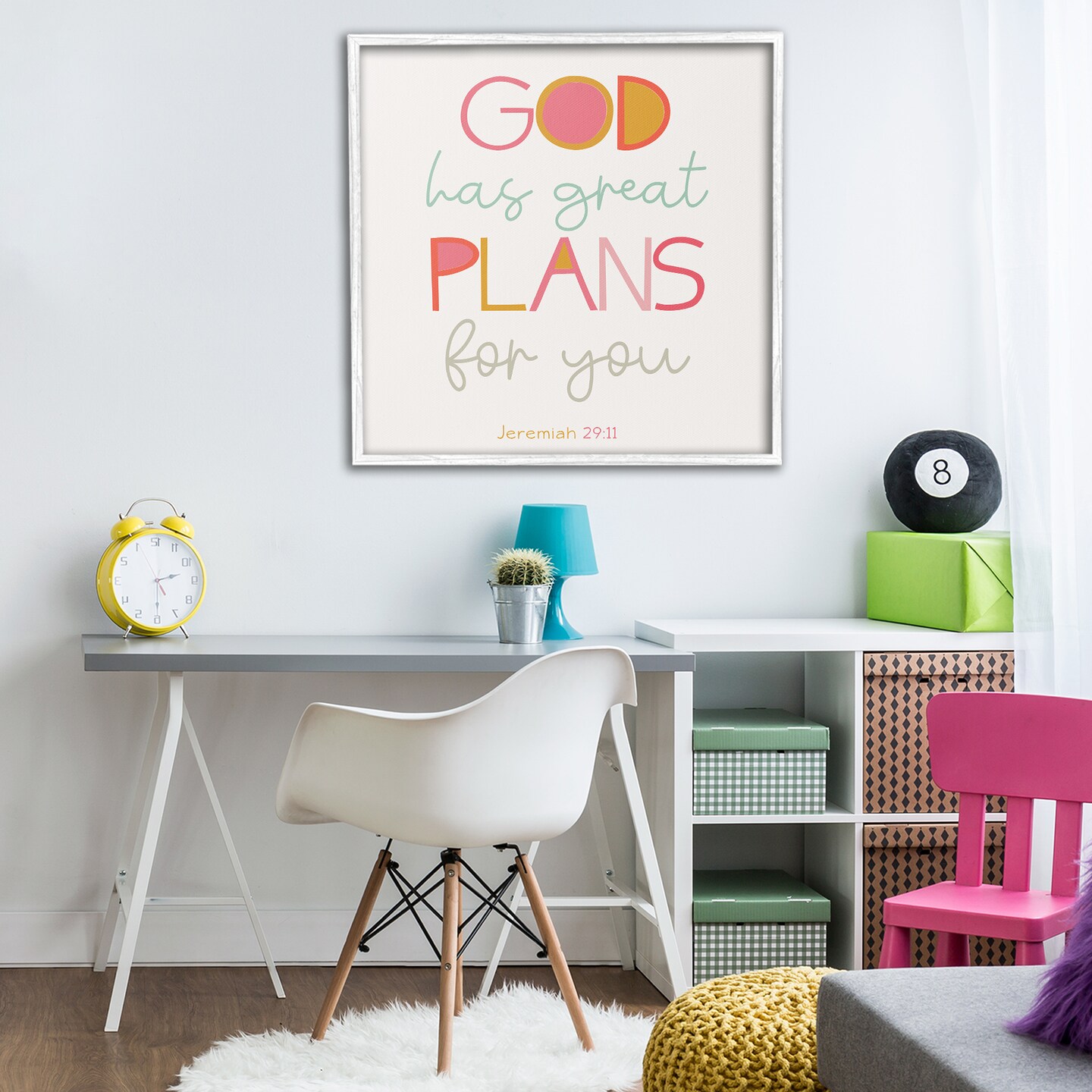 Stupell Industries God's Plans For You Framed Giclee, design by SD Graphics Studio