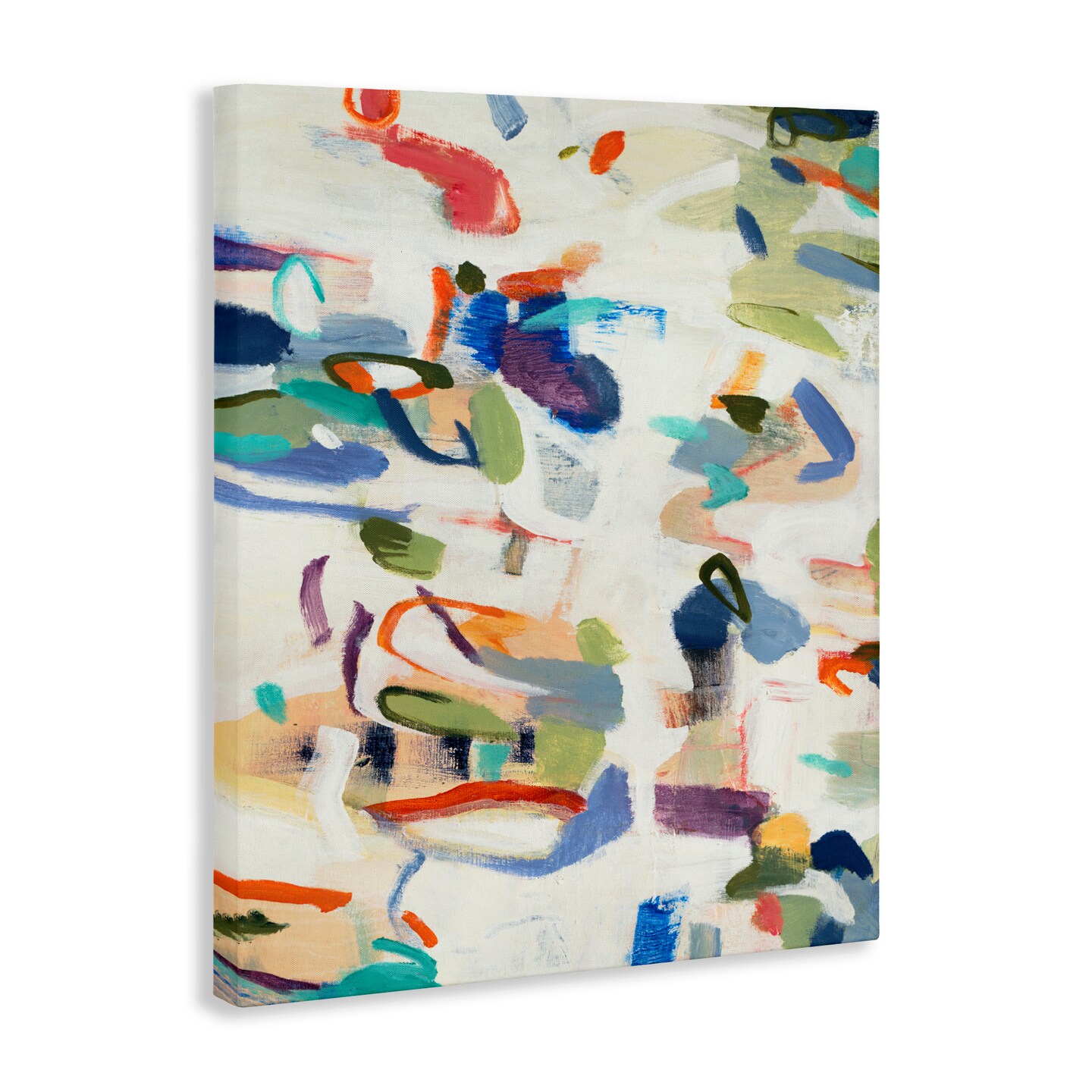 Stupell Industries Expressive Composition Brushstrokes Canvas, design by Lisa Ridgers