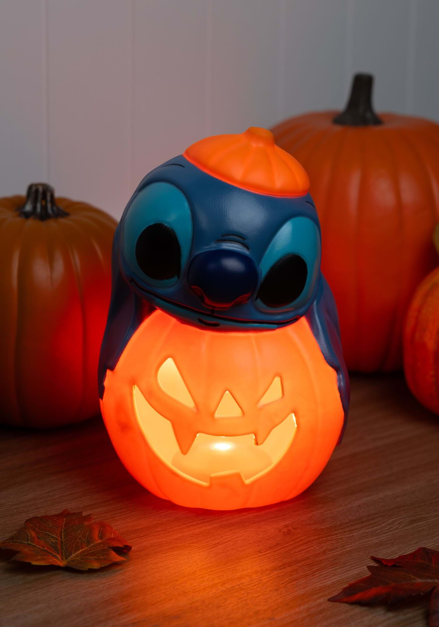 12-Inch Disney Light Up Stitch Pumpkin Stack Decoration | Michaels