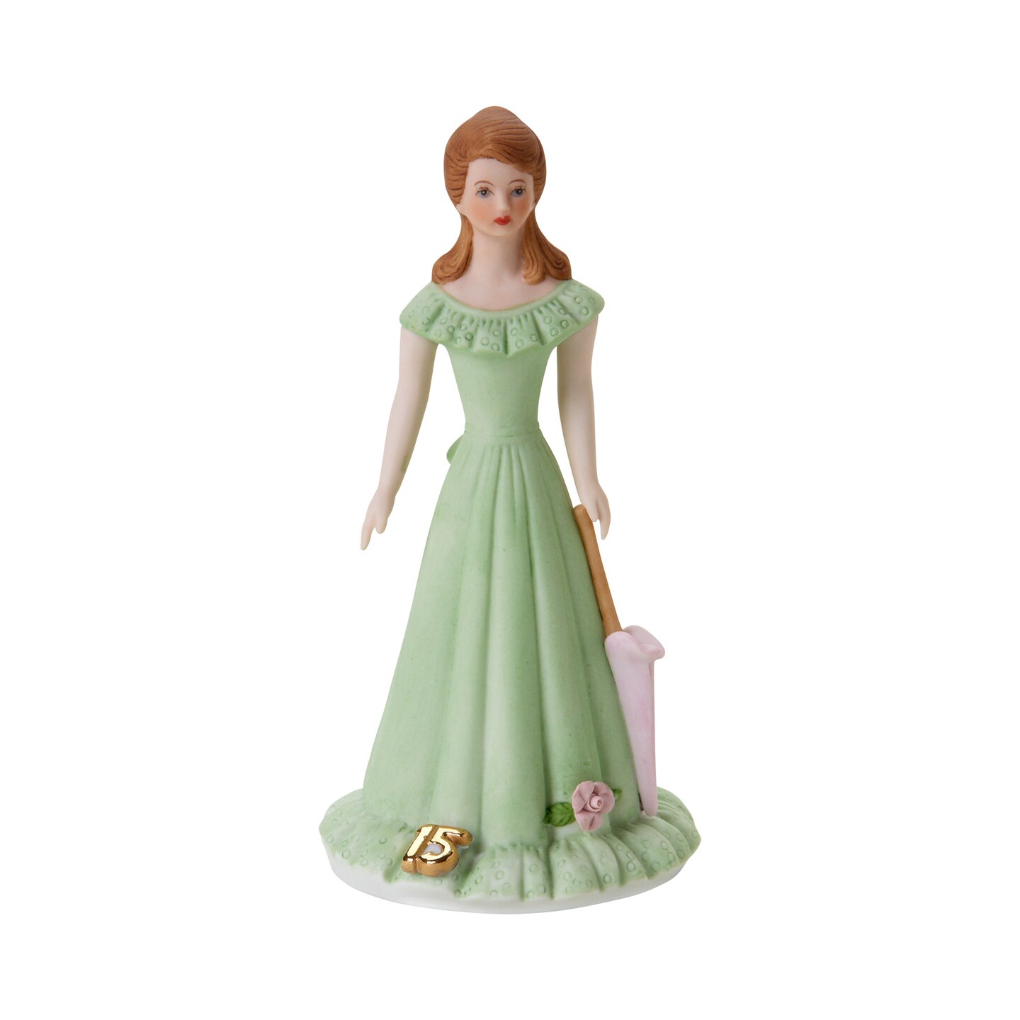 Growing Up Girls Brunette Age 15 Figurine 7in H