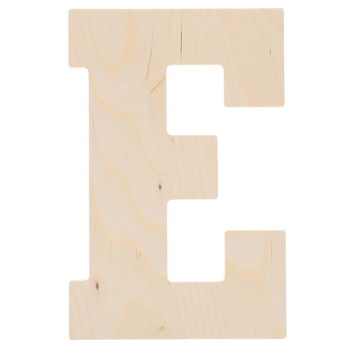 Good Wood by Leisure Arts Letter 13" E, Wooden Letters, Wood Letters, Wooden Letters Wall Decor, Large Wooden Letters, Wooden Letters 13 Inch, Small Wooden Letters for Crafts