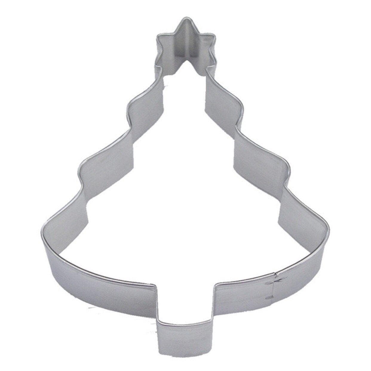 4&#x201D; Christmas Tree Metal Cookie Cutter