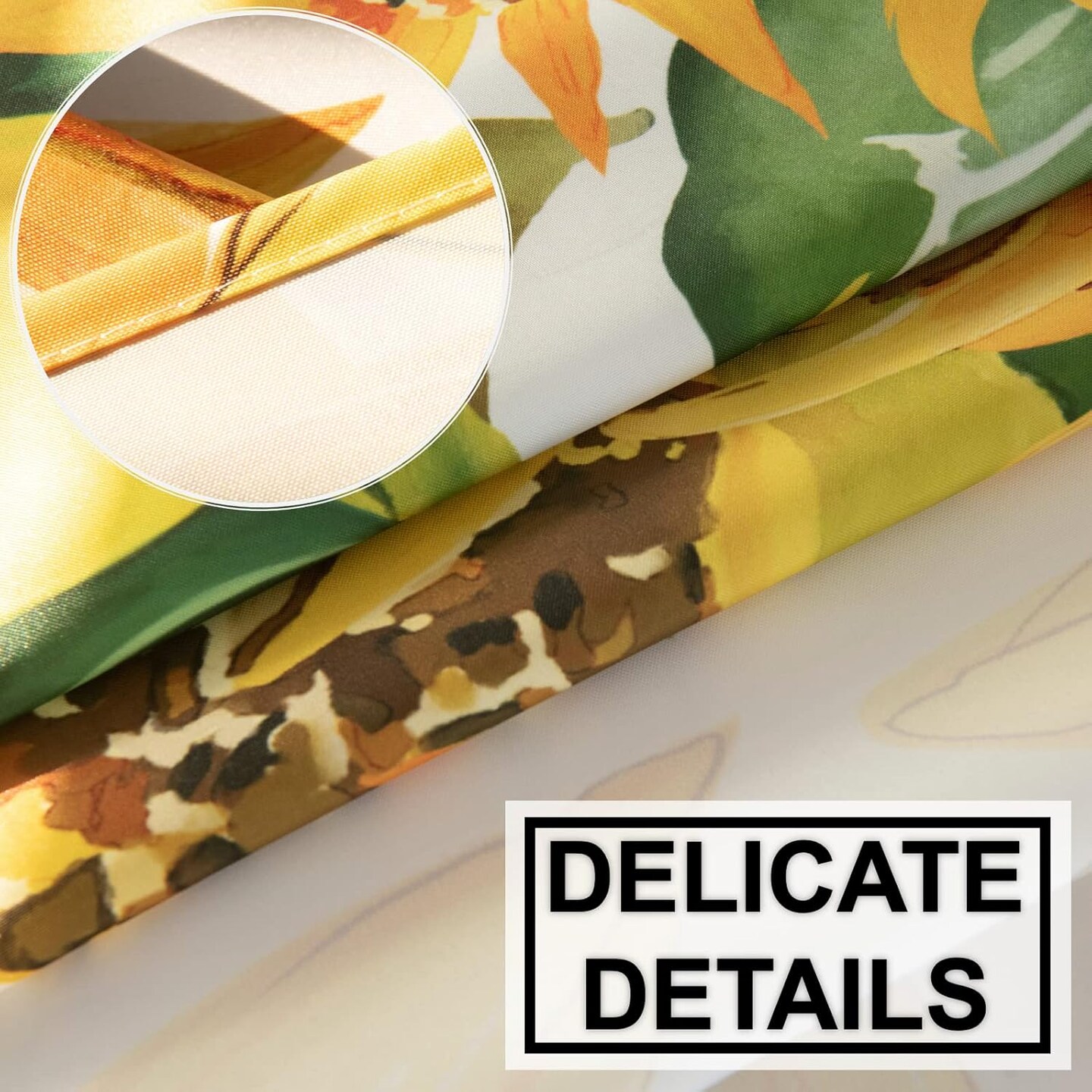 Summer Sunflower and Lemonade Watercolor Style Tablecloths 60*120, Sunflowers Table Cloth Floral Table Cover, Water Resistant Morocco Lemon and Sun Flowers Oblong Tablecloth - Summer Flower Table Settings