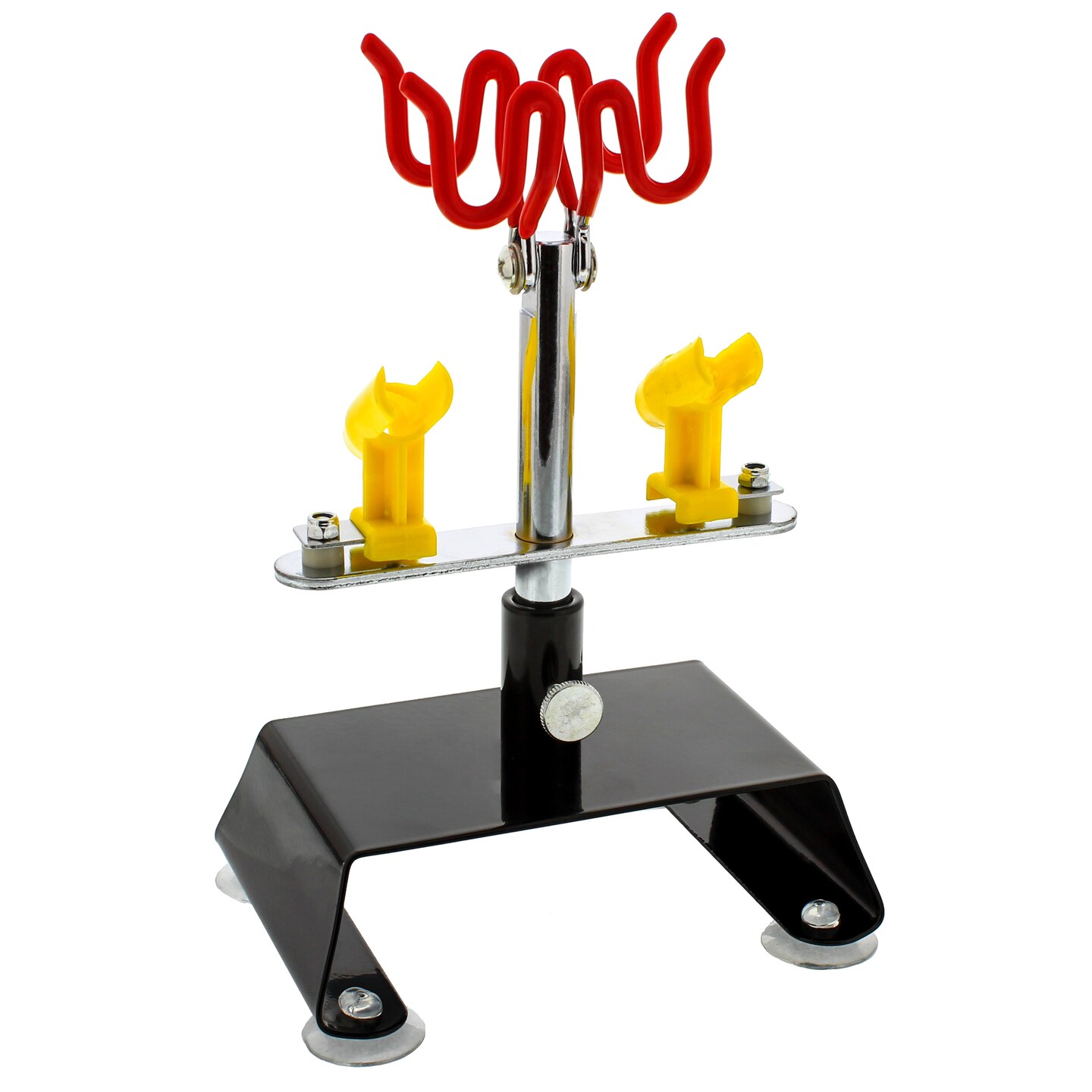 4-Airbrush Holder Station - Swivel &#x26; Tilt Tabletop - Airbrush Accessories &#x26; Supplies for Garage or Workspace