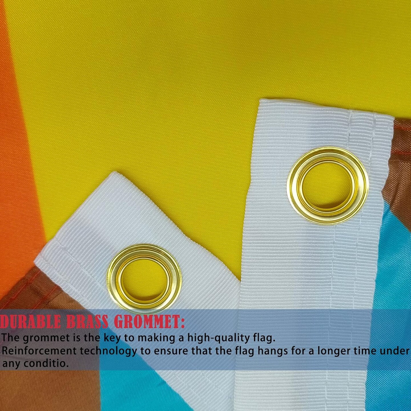 Progress Pride Flag 4x6 Outdoor Double Sided- Heavy Duty 3ply LGBT Community Gay Pride Lesbian Transgender Bisexual Rainbow Flag Super Durable Flags 4 Rows Stitched Edge Canvas Header with 2 Brass