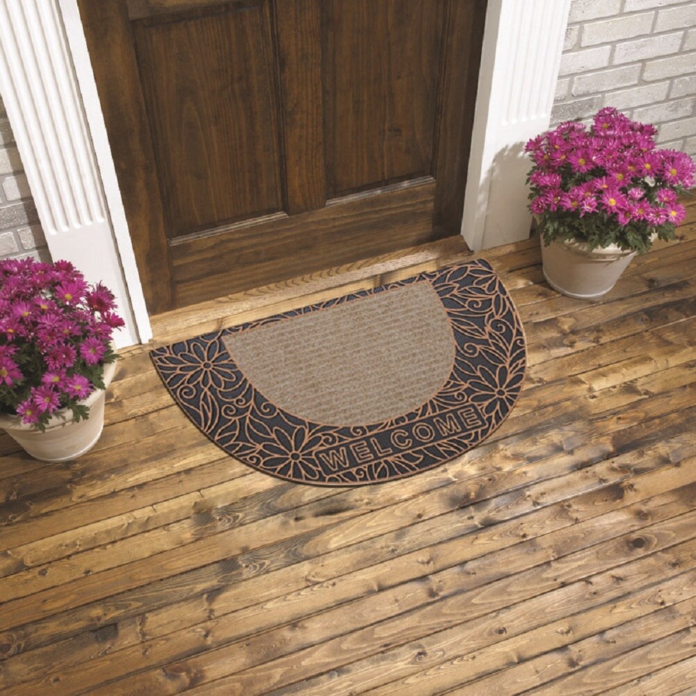 16&#x27;&#x27;x28&#x27;&#x27; Half Moon Door Mat - 2 Colors!
