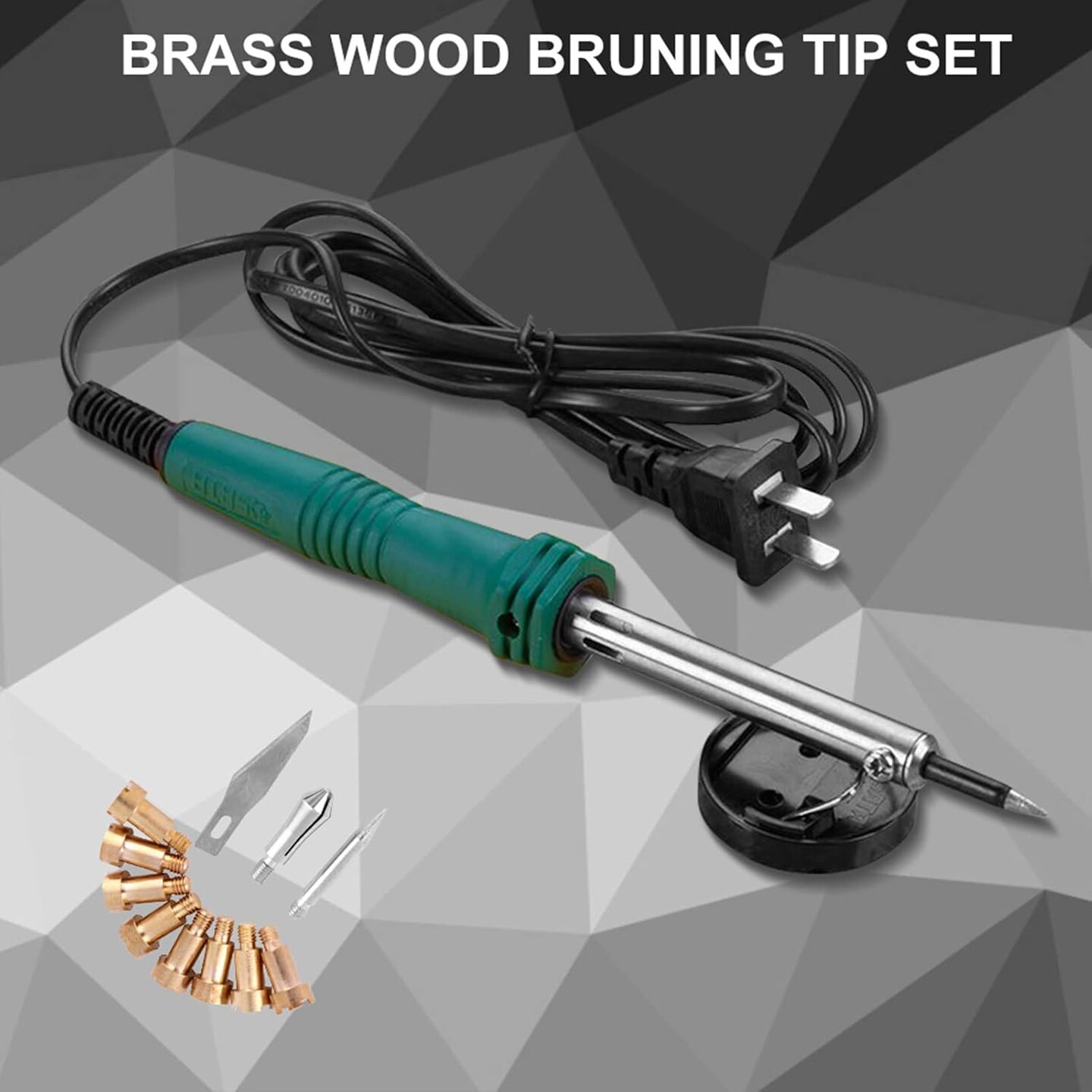 Wood Burning Tips, 23Pcs Craft Wood Burning Pen Tips, Soldering Brass Pen Tips Stencil Soldering Pyrography Working Carving