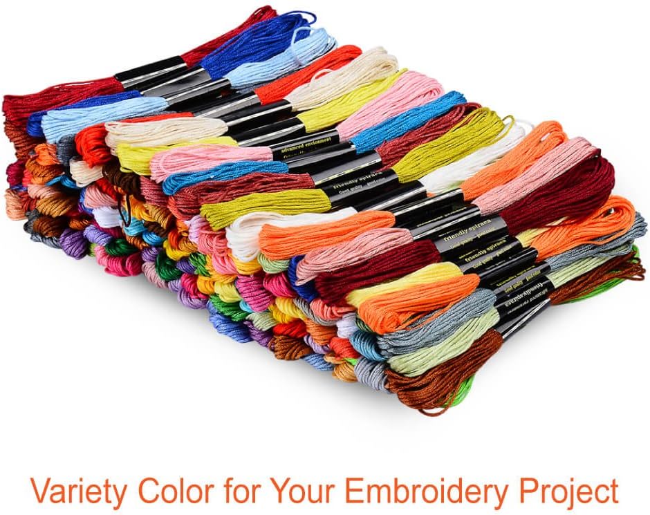 124 Skeins Embroidery Floss