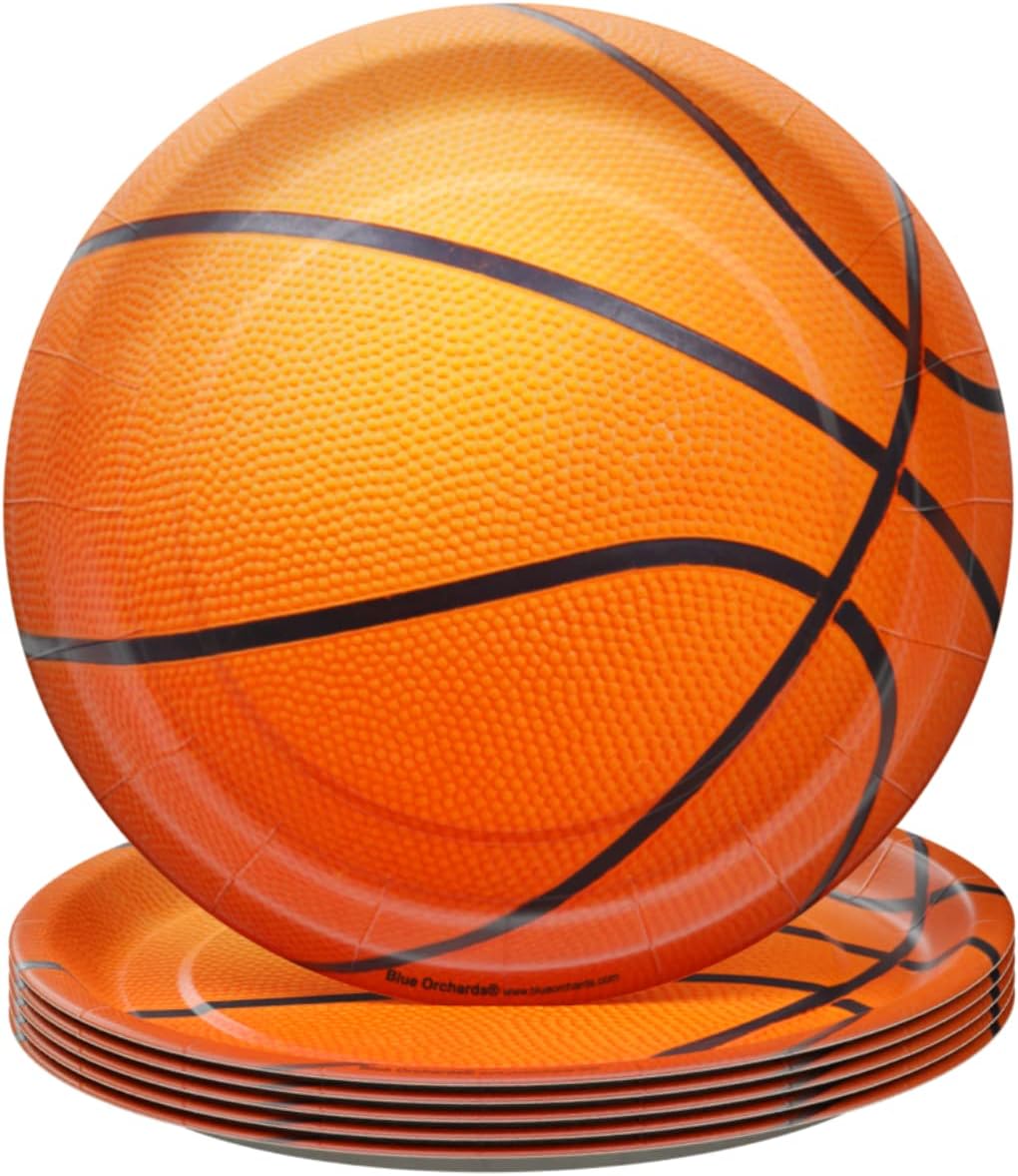 Basketball Party Supplies Packs (100 Pieces for 16 Guests) - Basketball Party Supplies, Sports Party Supplies, Basketball Party Decorations, Basketball Birthday, Party Decor for Adults,