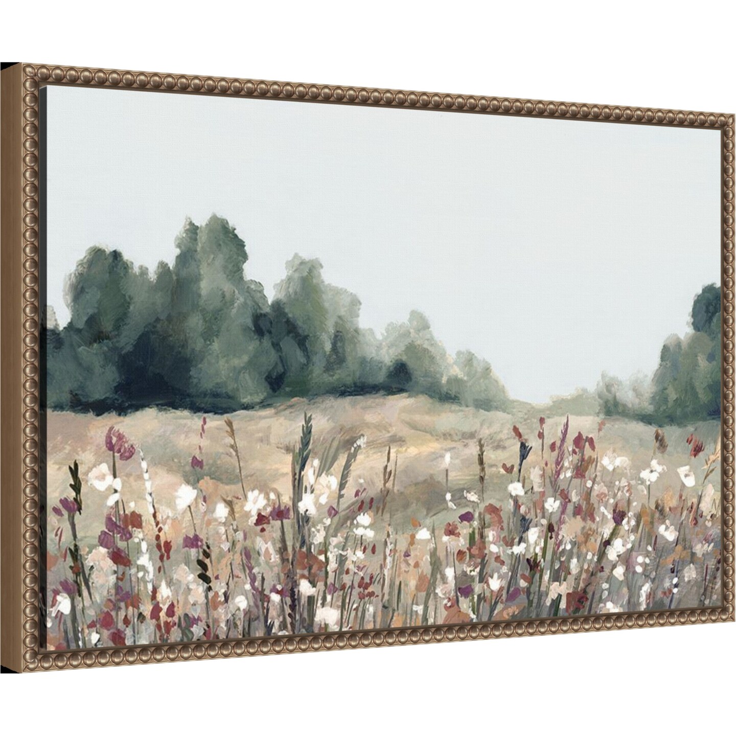 Muted Meadows by Hannah Dawson Framed Canvas Wall Art