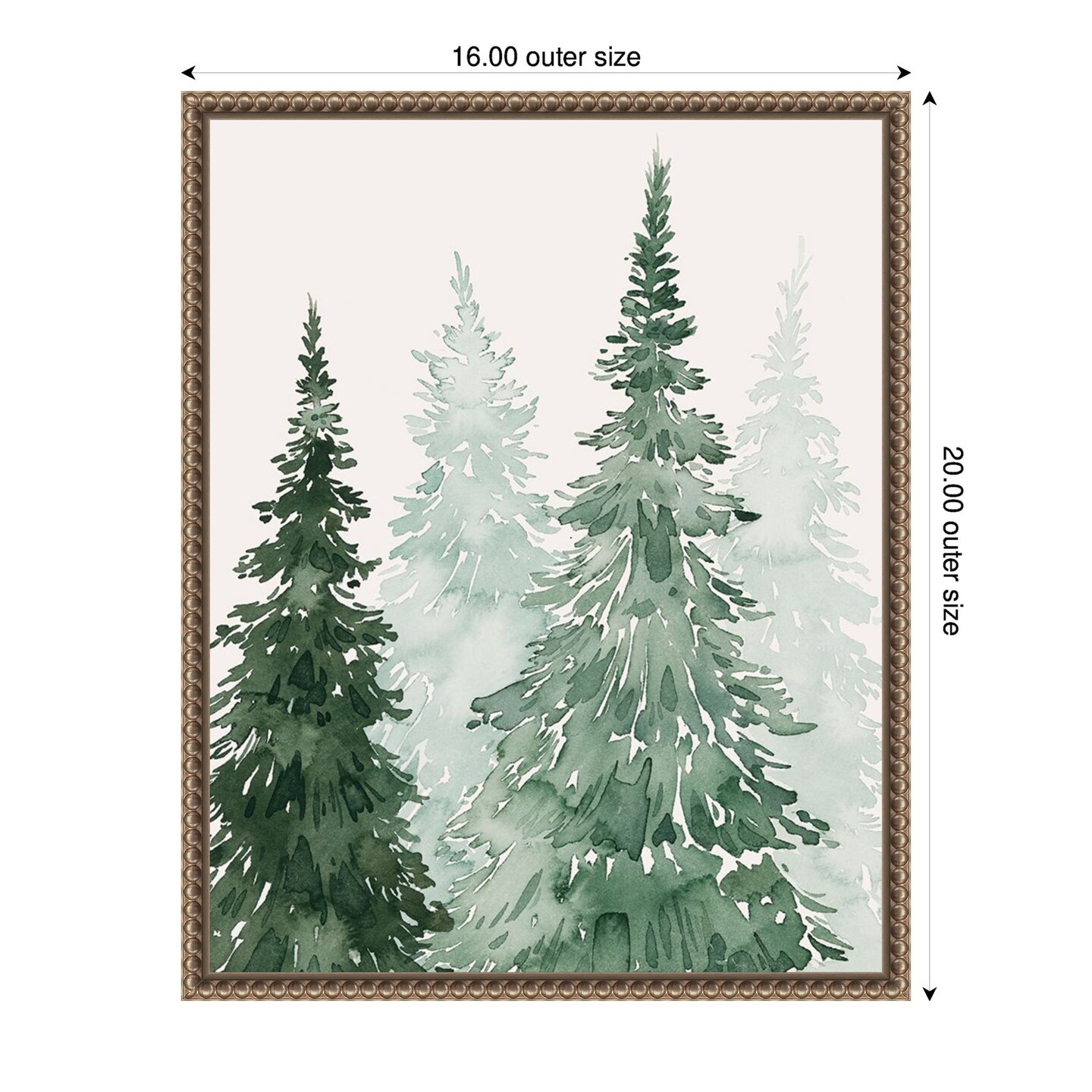 Winter Washed Coppice II by Grace Popp Framed Canvas Wall Art