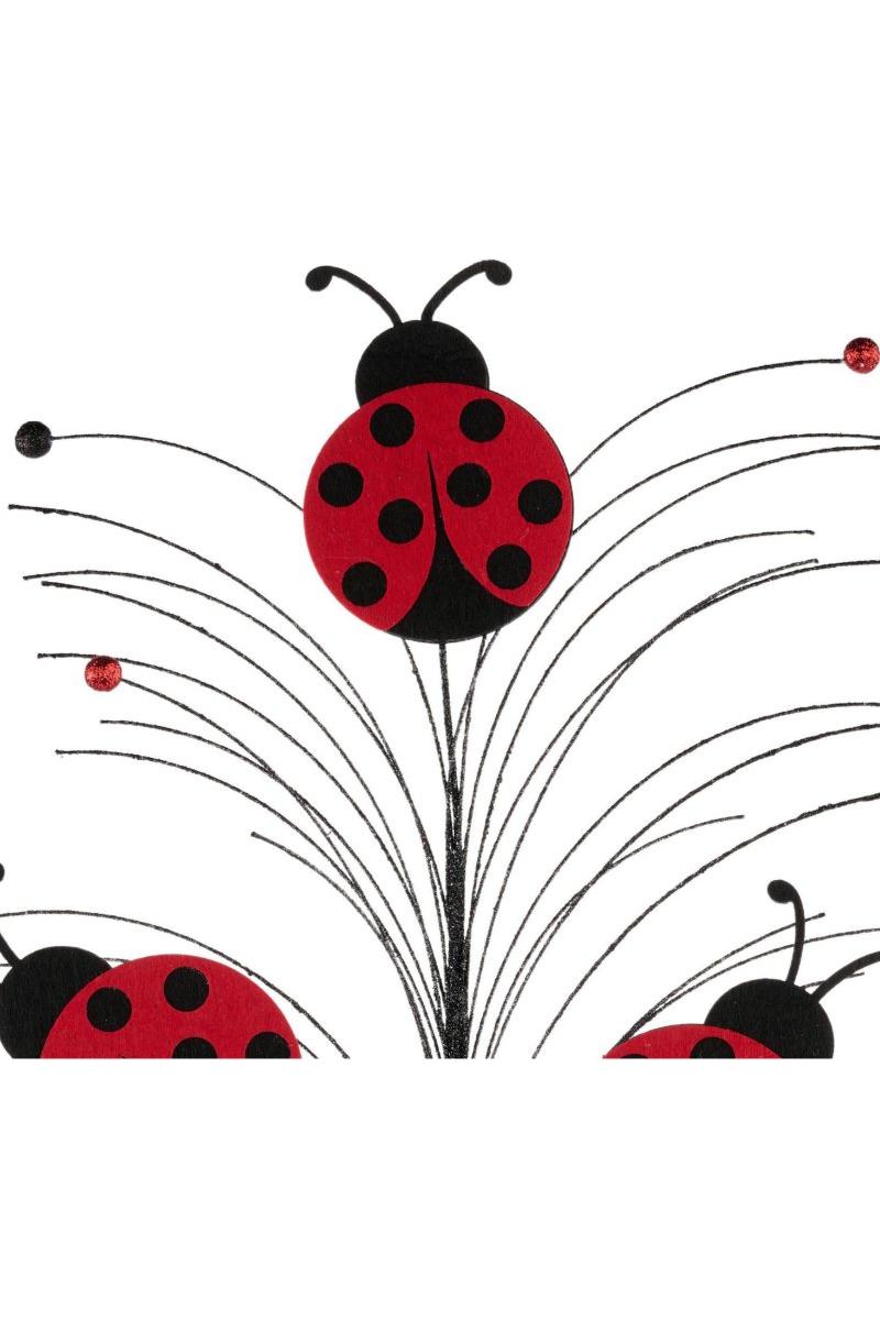 30&#x22; Glitter Ladybug Spray