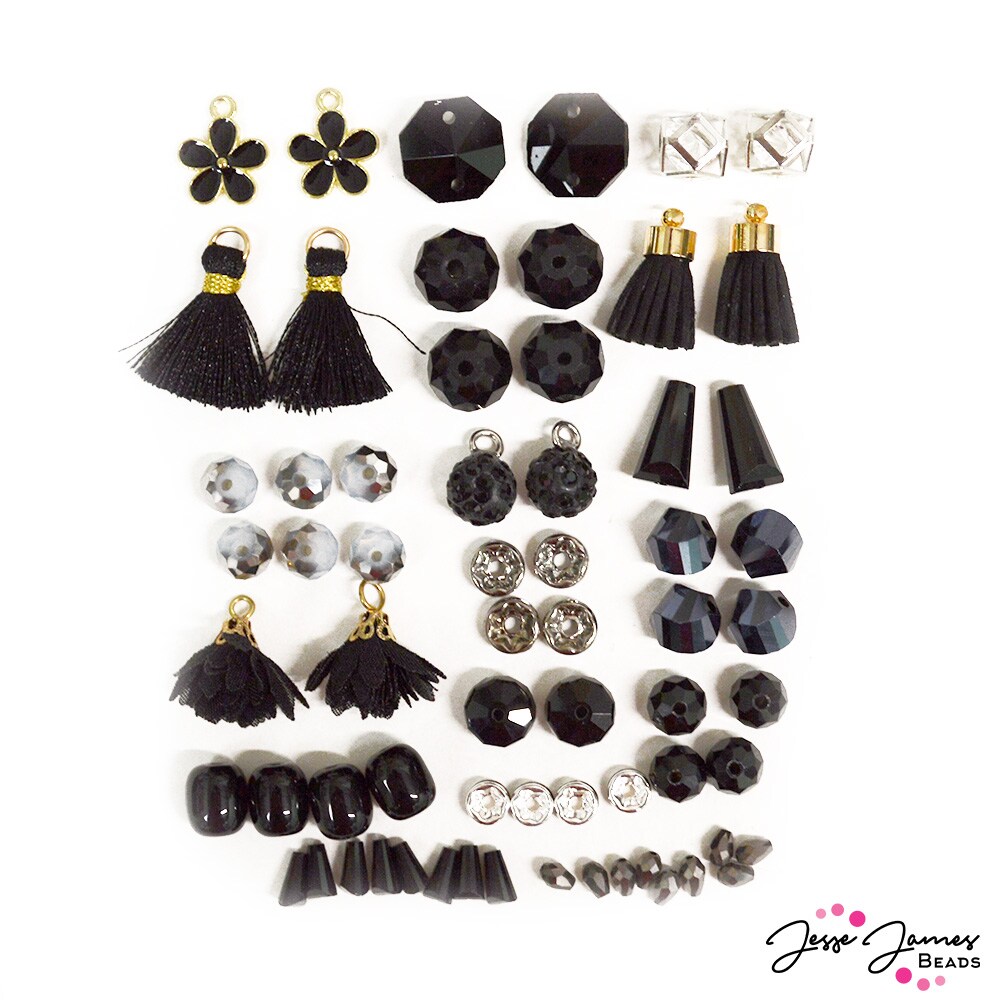 Jesse James Beads Mini Bead Mix in Blackberry Baby