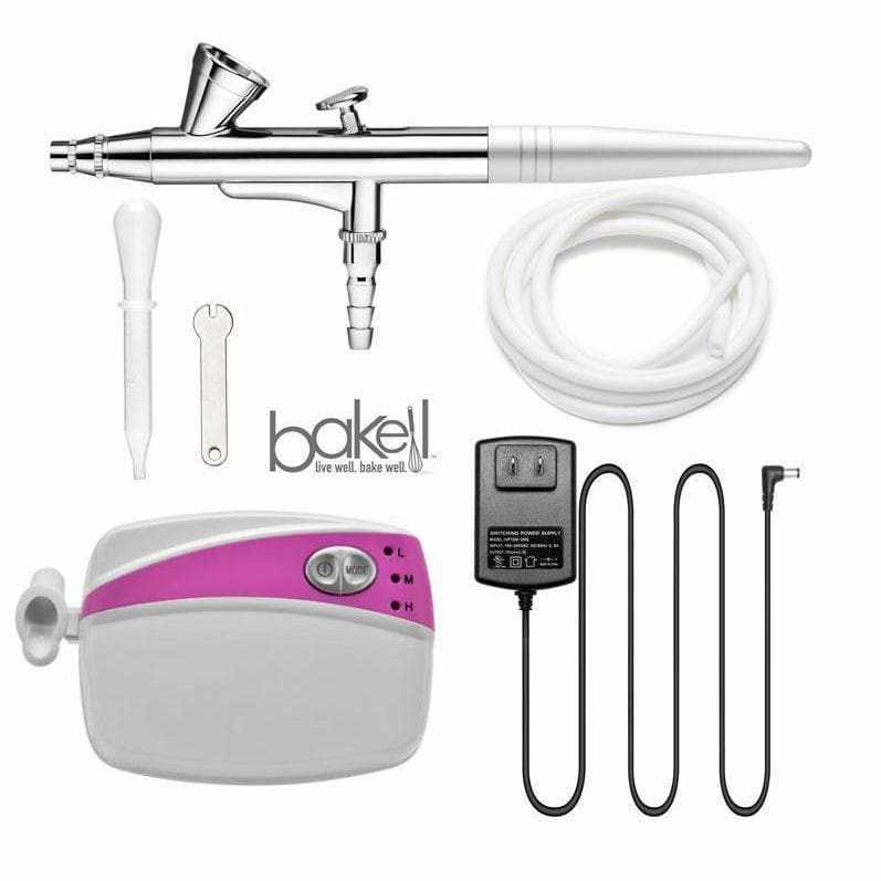 Airbrush Professional Series Bakell Airbrush Gun Kit (PINK Edition)
