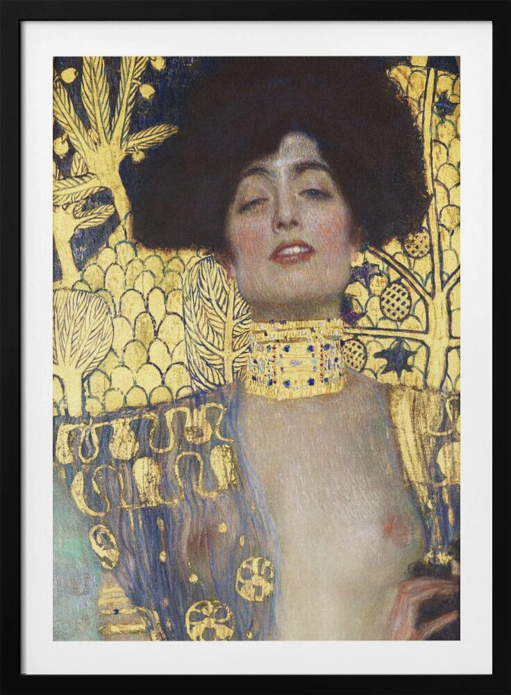 Judith and the Head of Holofernes (1901) by Gustav Klimt Framed Art