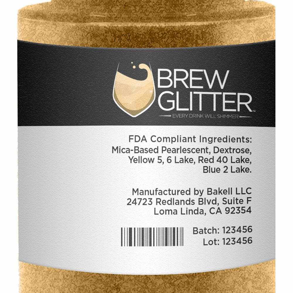 Gold Edible Glitter Spray Pump | Brew Glitter&#xAE;