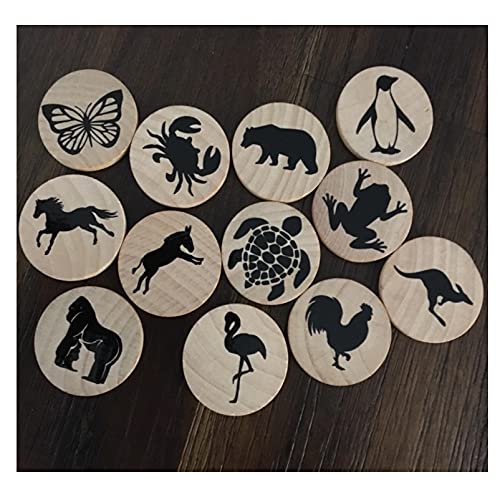 200 Pieces Unfinished Wood Slices, Blank Beech Round Discs for DIY Wooden Crafts(20mm/0.79inch)