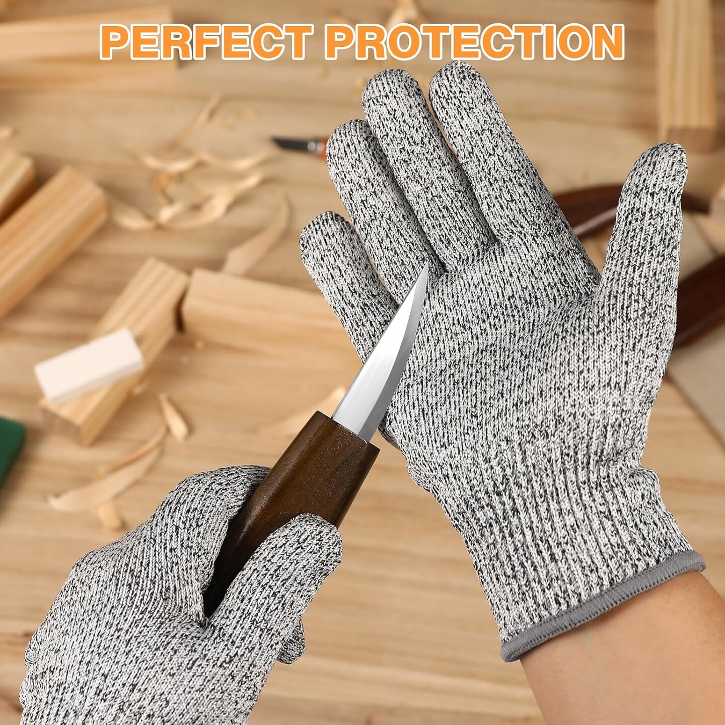 42PCS Wood Carving Kit for Beginners,14 Basswood, Wood Whittling Kits for Beginner and Kids, Wood Carving Tools with Safety Protection. 10pcs Carving Knife with 14pcs Basswood Block.