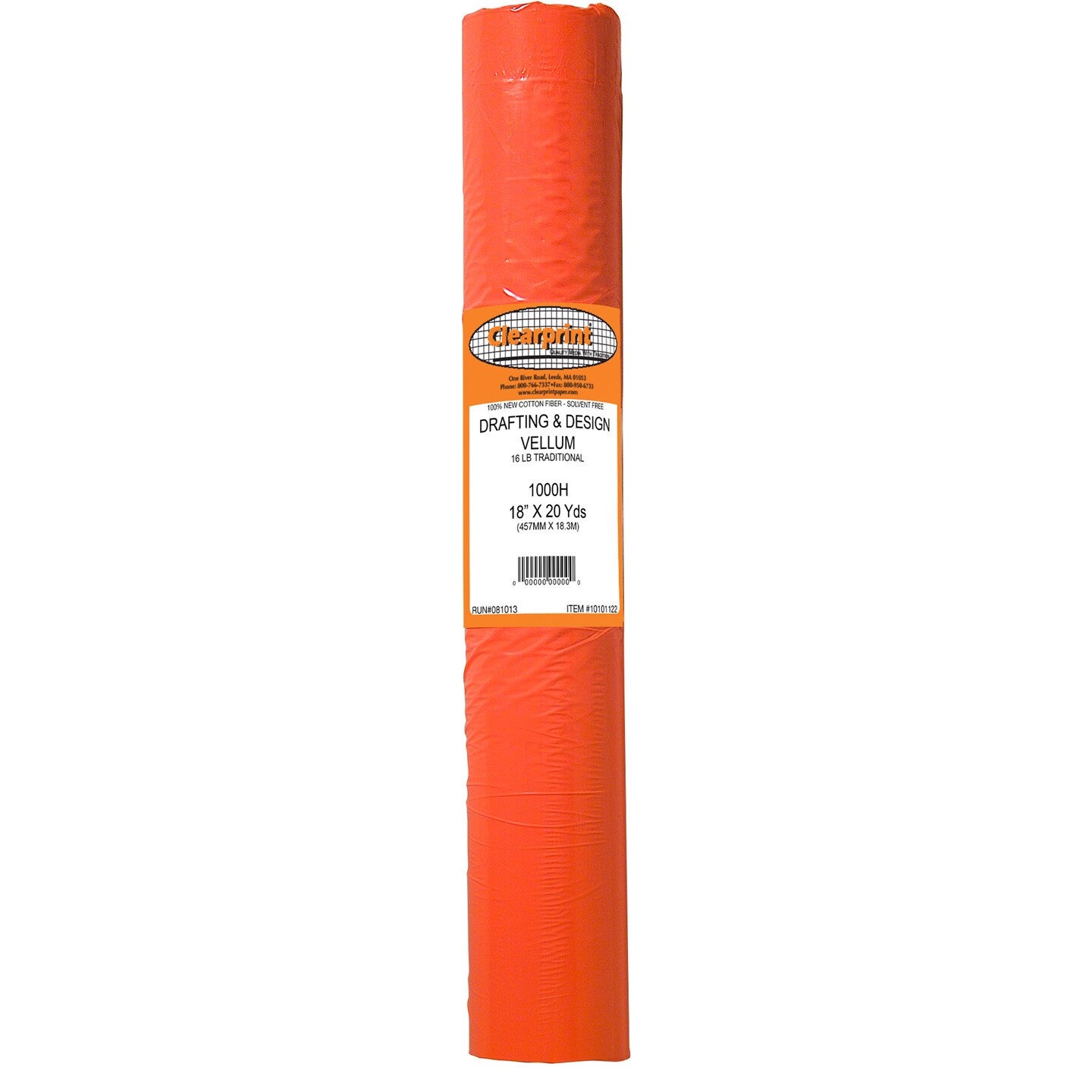 Clearprint 1000H Design Vellum Roll, 16 lb., 100% Cotton, 1 Roll