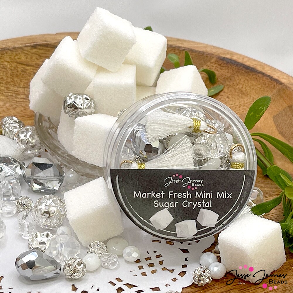 Jesse James Beads Mini Bead Mix in Sugar Crystal