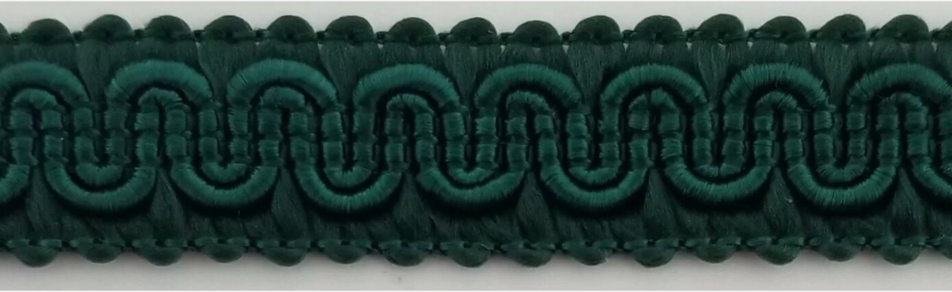 1/2" Scroll Braid Gimp w/ Backing - 10 Continuous Yards - Many Color Options!