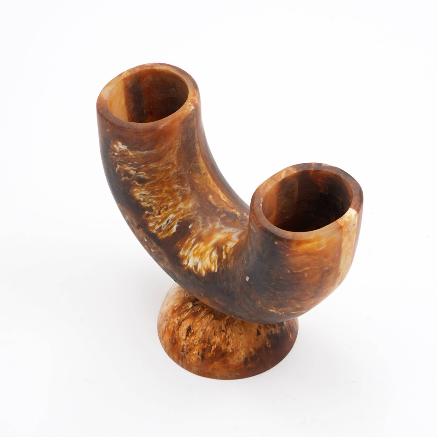 Resin Flower Vase with Base - Artistic Marbled