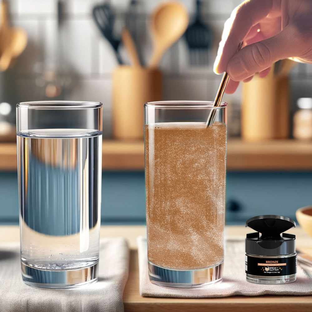 Bronze Edible Glitter Spray Pump | Brew Glitter&#xAE;