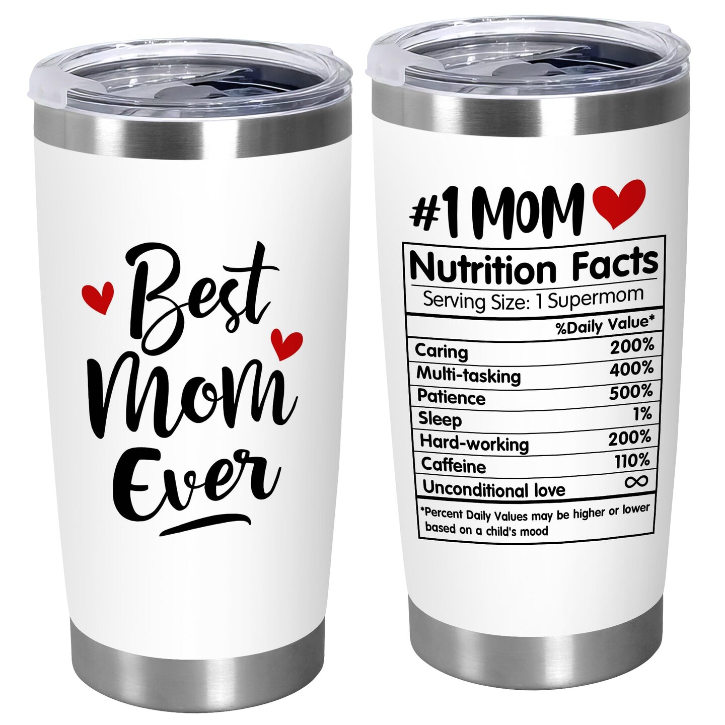 Mothers Day Gifts For Mom From Daughter Son - 20 Oz Stainless Steel Insulated Coffee Tumbler With Lid - Mom Birthday Gifts For Women Mama Stepmom Mother-In-Law Grandma