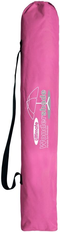 Summer Ultimate Portable Sun Shade Umbrella, Lightweight Adjustable Instant Sun Protection - Pink