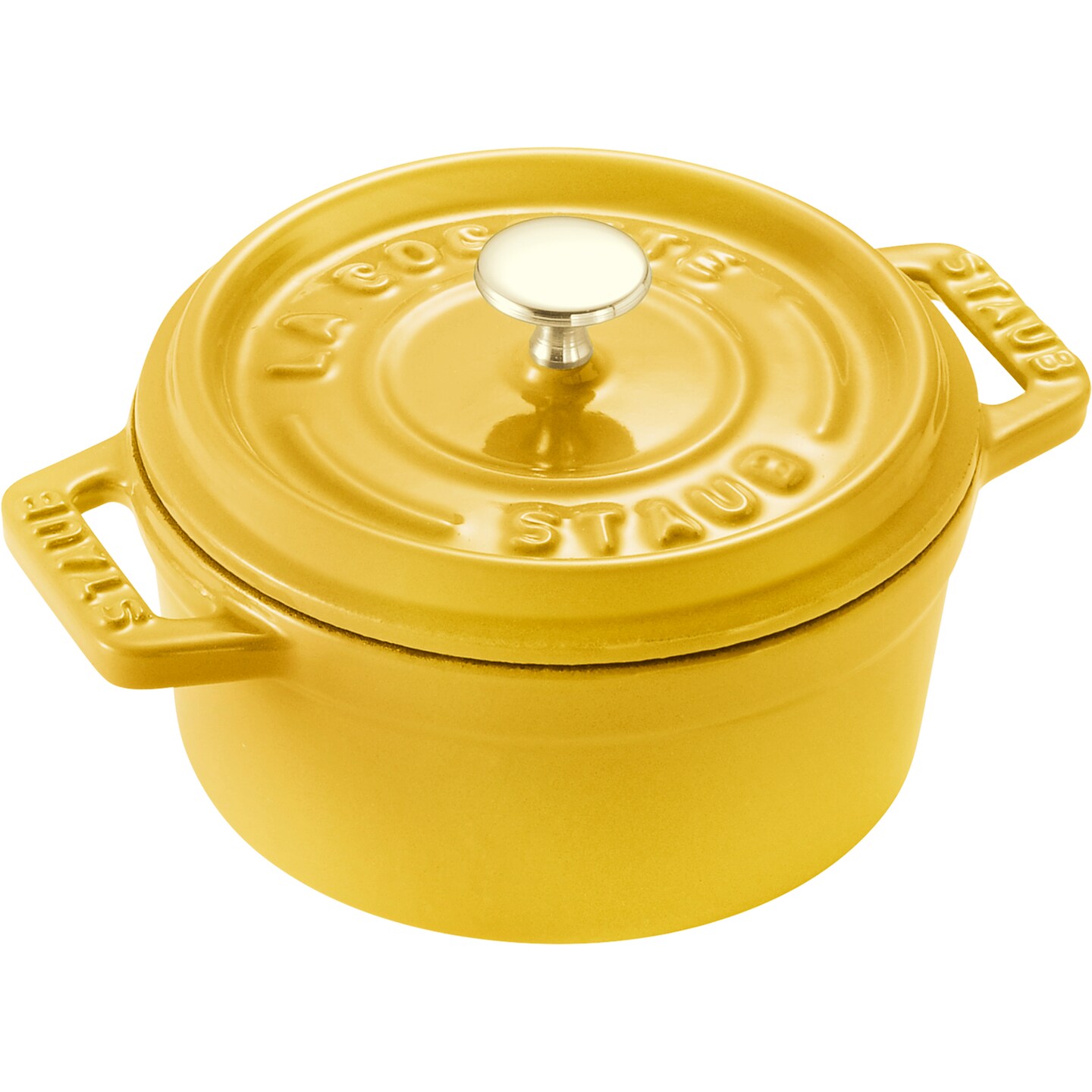 STAUB Cast Iron 0.25-qt Mini Round Cocotte