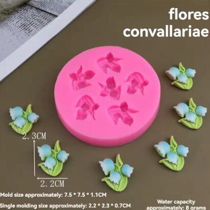 Flores Convallariae Flower Silicone Mold