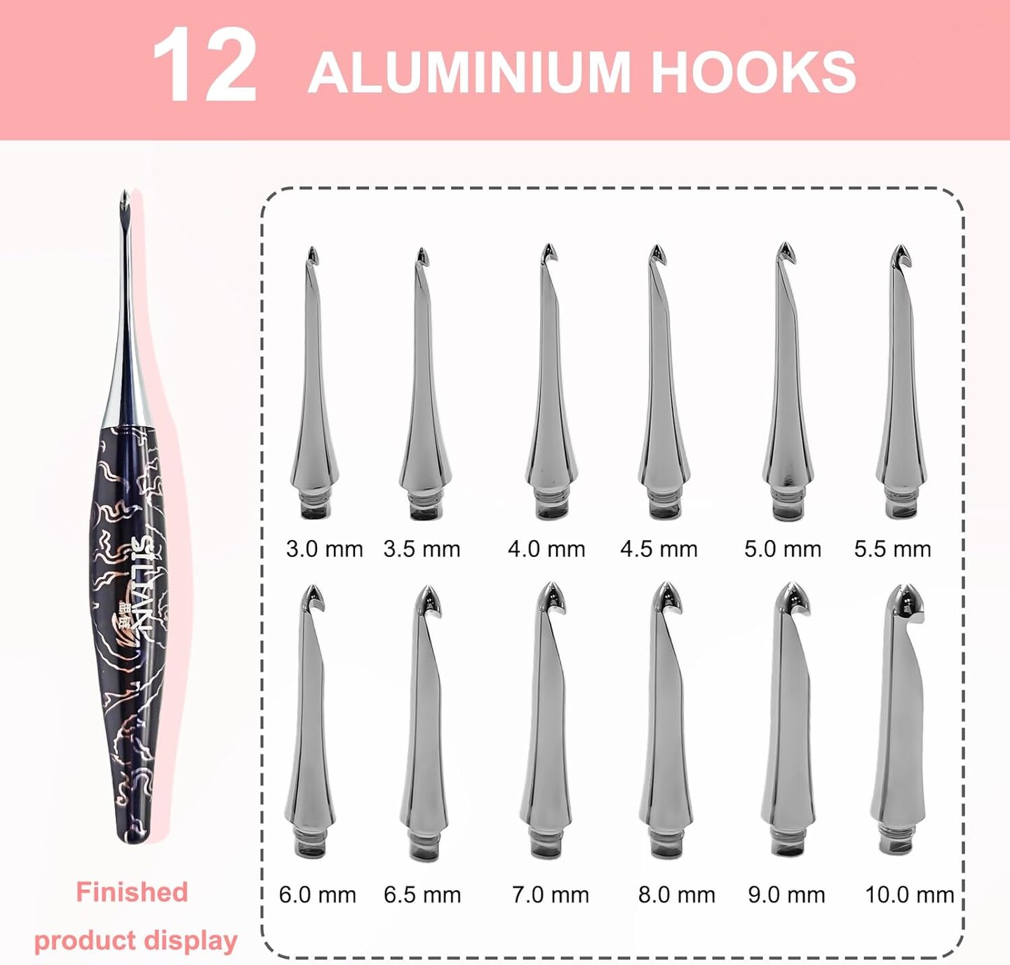 nterchangeable Crochet Hook Set