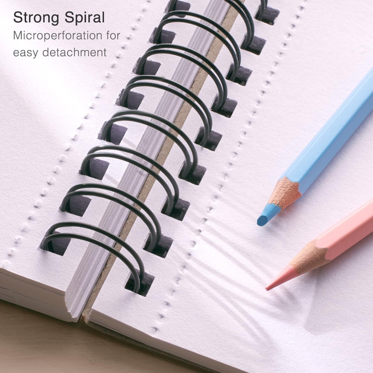 Premium Mixed Media Sketchbooks: Pack of 2 (120 Sheets), 9x12 inches, 160 GSM, Spiral Bound Sketch Pads, Suitable for a Variety of Wet and Dry Media, Ideal for All Artists