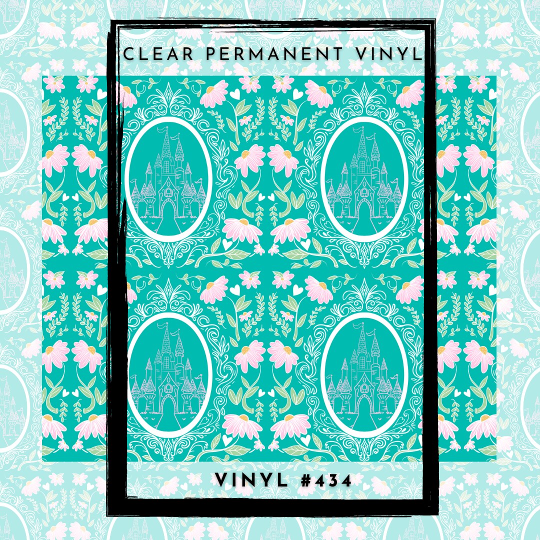 #434 CLEAR Mainstreet Castle 12x12 Pattern Vinyl