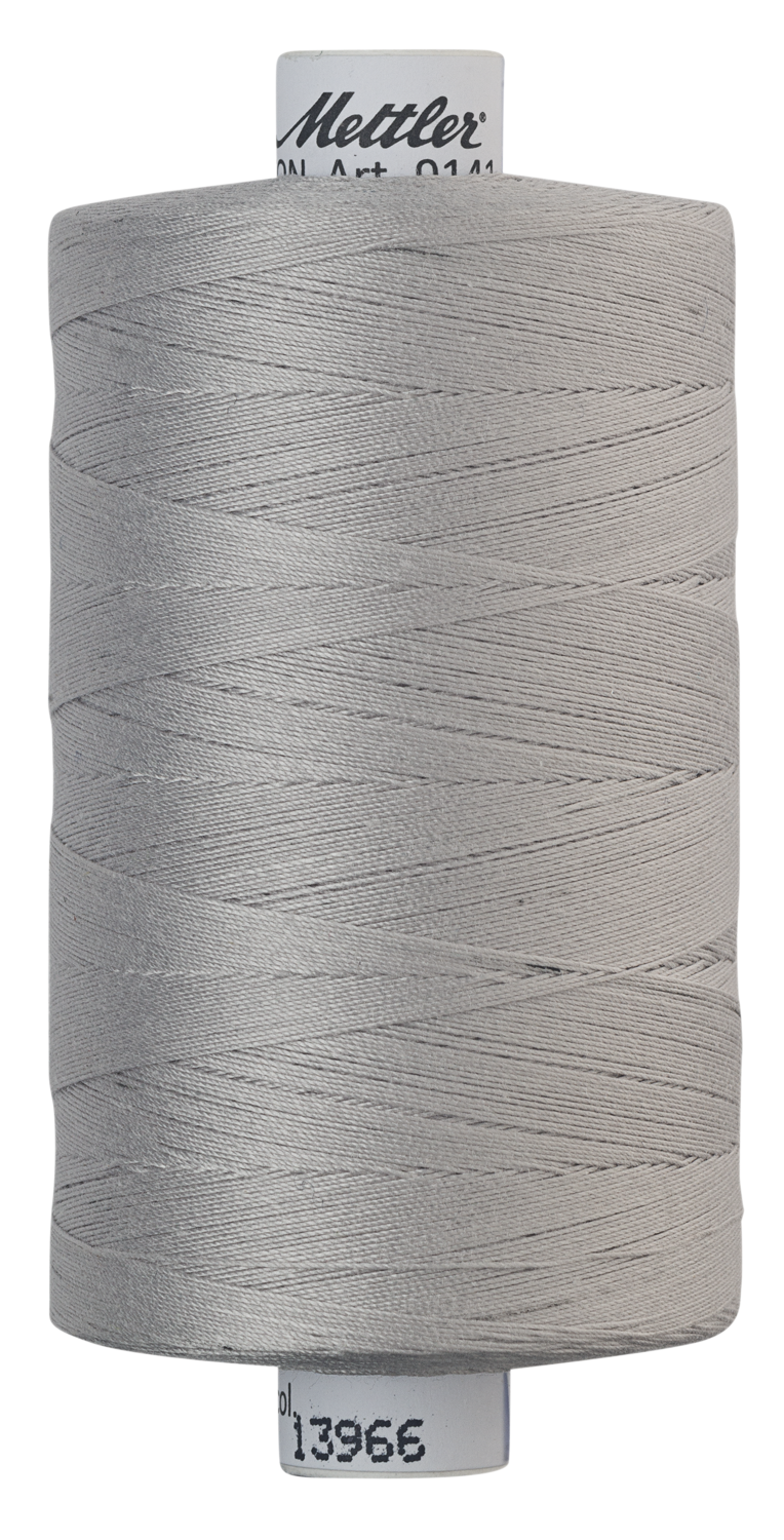 Stainless Steel (9141-13966) | Silk-Finish Cotton 40wt (1000M / 1094Y) | Mettler Thread